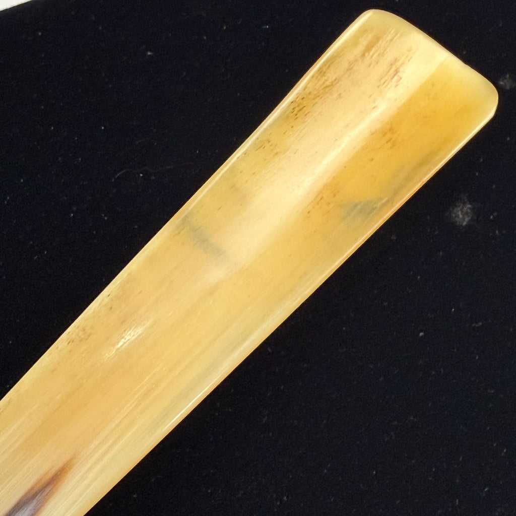 Vintage Handcrafted Antler Shoe Horn 10" Made In Scotland