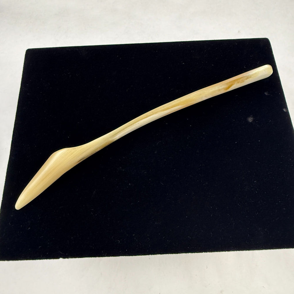 Vintage Handcrafted Antler Shoe Horn 10" Made In Scotland