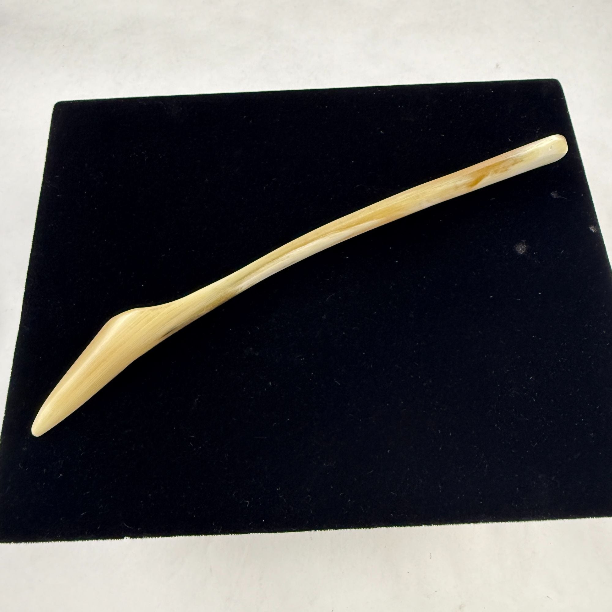 Vintage Handcrafted Antler Shoe Horn 10" Made In Scotland