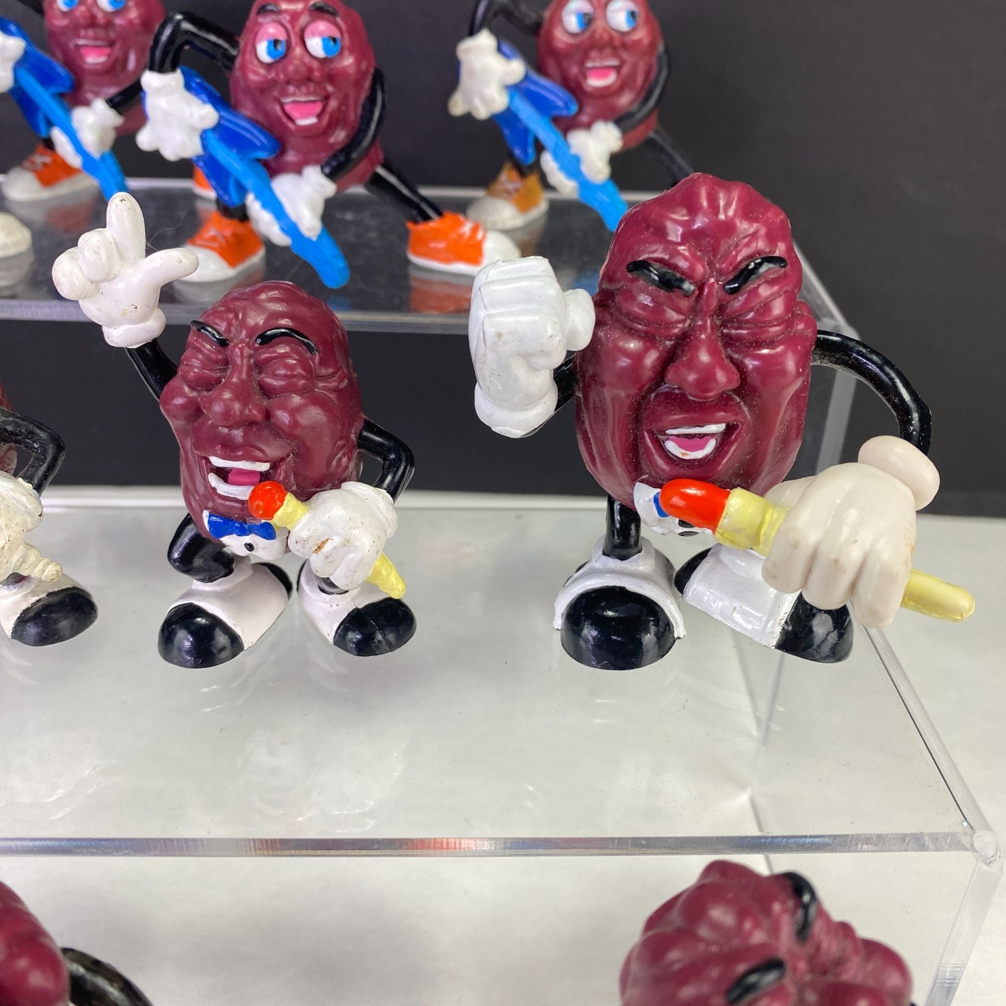 Vintage California Raisins Mixed Lot of 13 Music Figurines