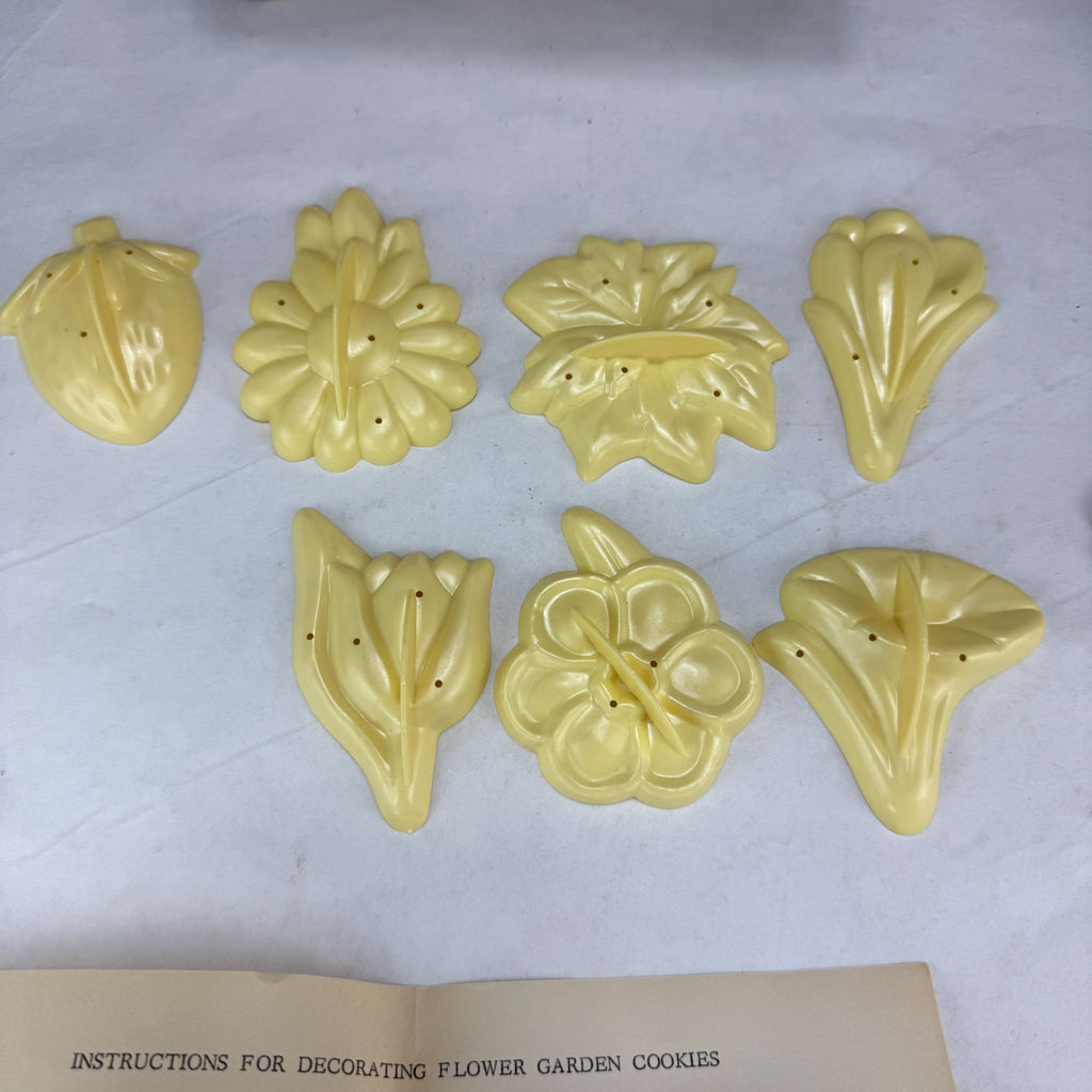 Vintage The Four Mc B's Flower Garden and Happy Days Cookie Cutters