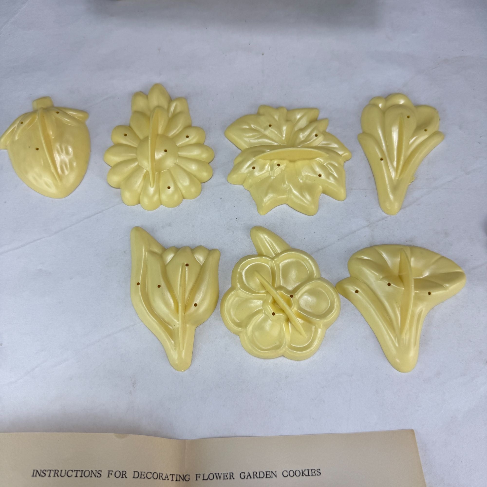 Vintage The Four Mc B's Flower Garden and Happy Days Cookie Cutters
