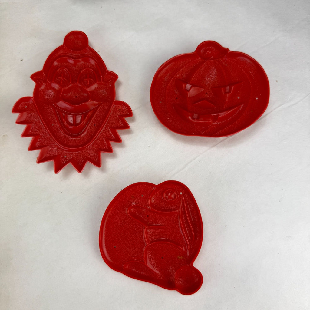 Vintage The Four Mc B's Flower Garden and Happy Days Cookie Cutters