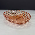 Vintage Colony Whitehall Peach Pink Divided Relish Tray Bowl