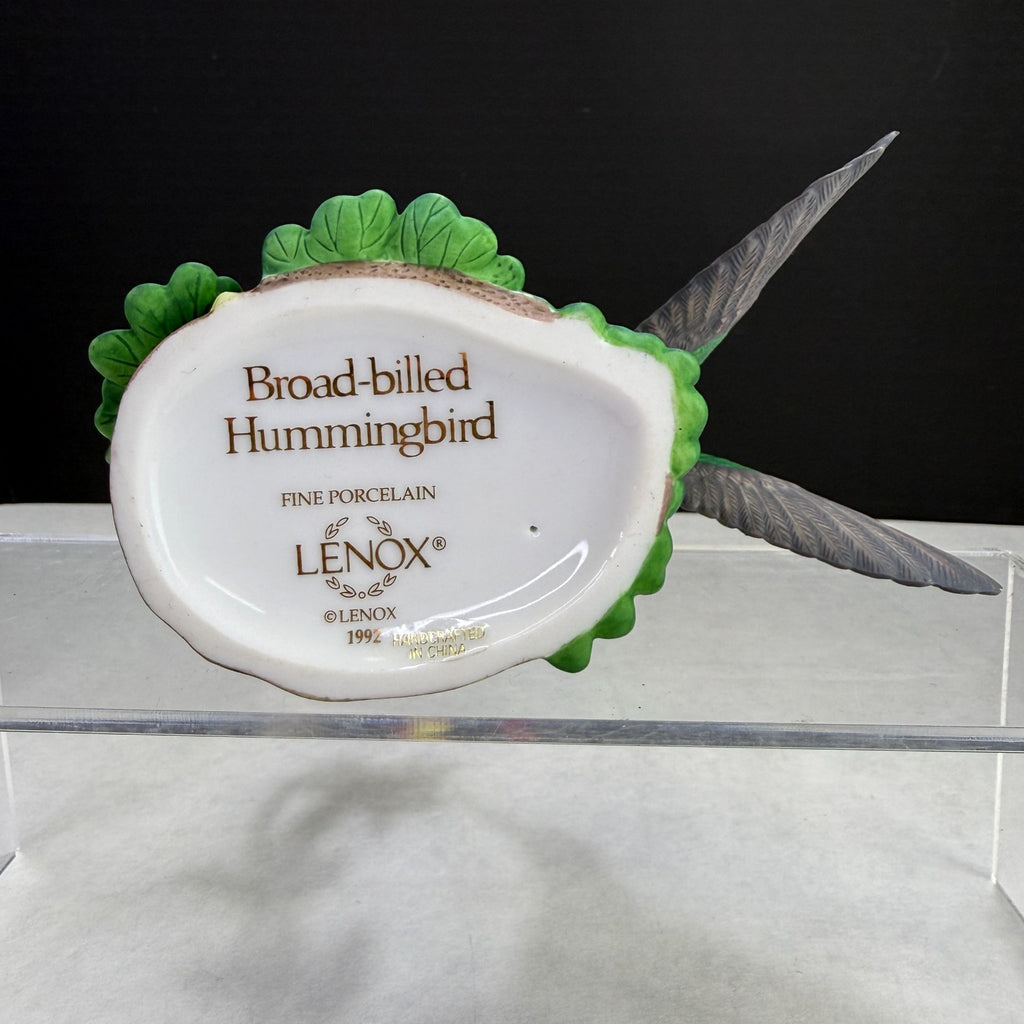 Vintage Lenox 1992 Broad Billed Hummingbird Figurine