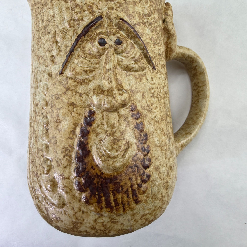 Vintage Pottery Craft Face Mug