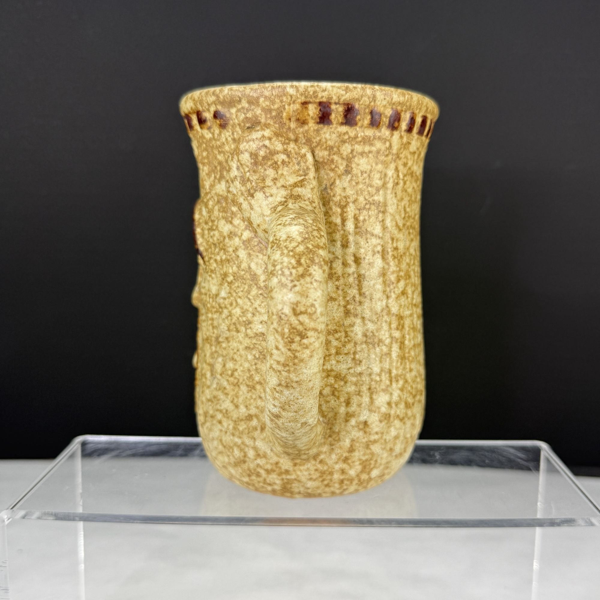 Vintage Pottery Craft Face Mug