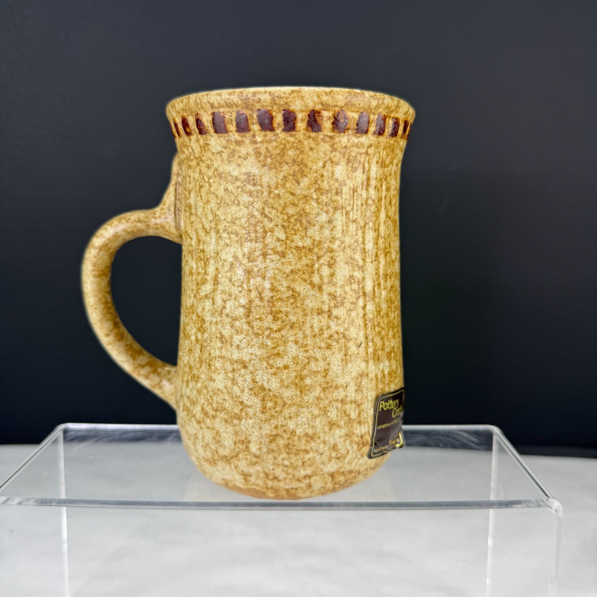 Vintage Pottery Craft Face Mug
