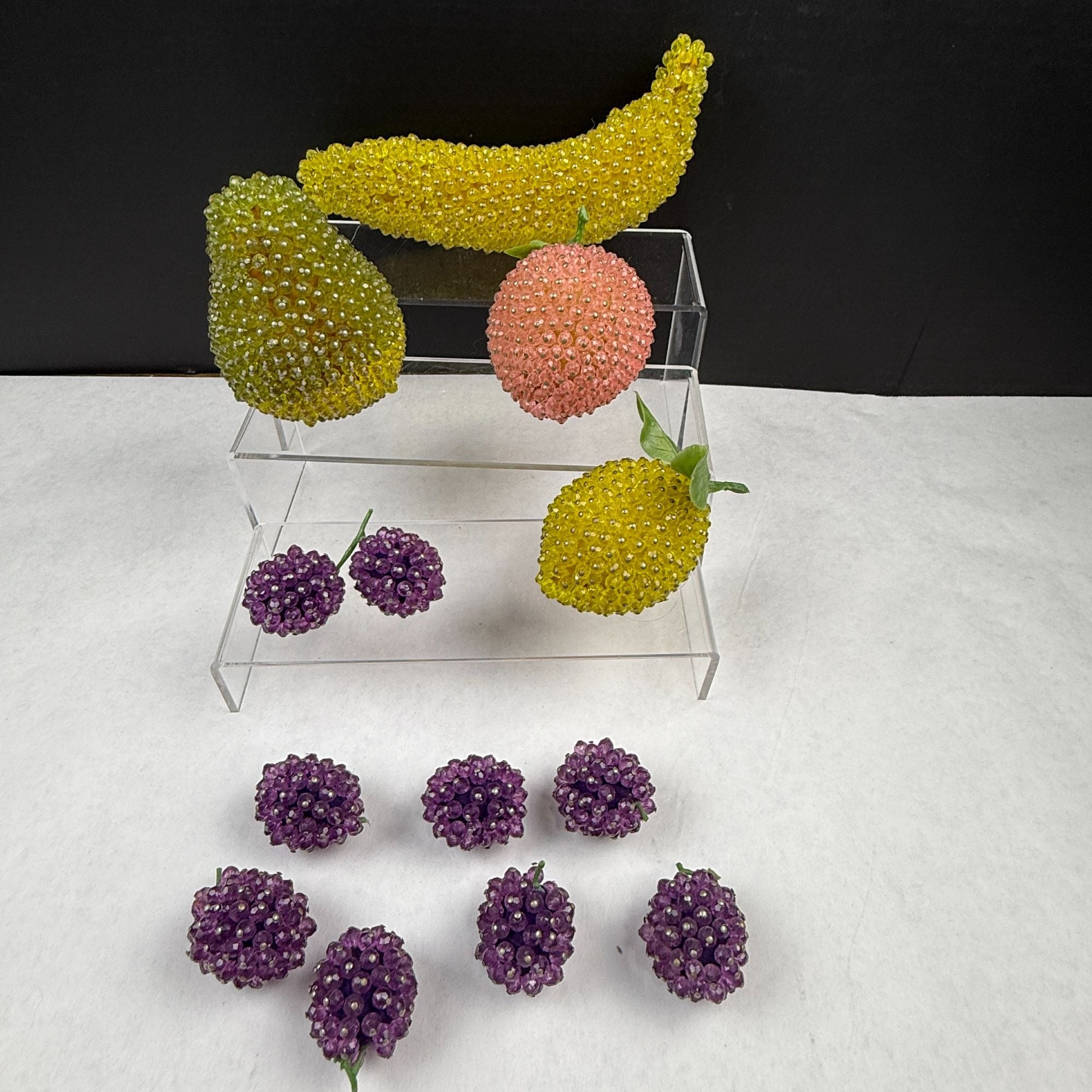 Vintage Push Pin Assorted Faux Fruit Lot
