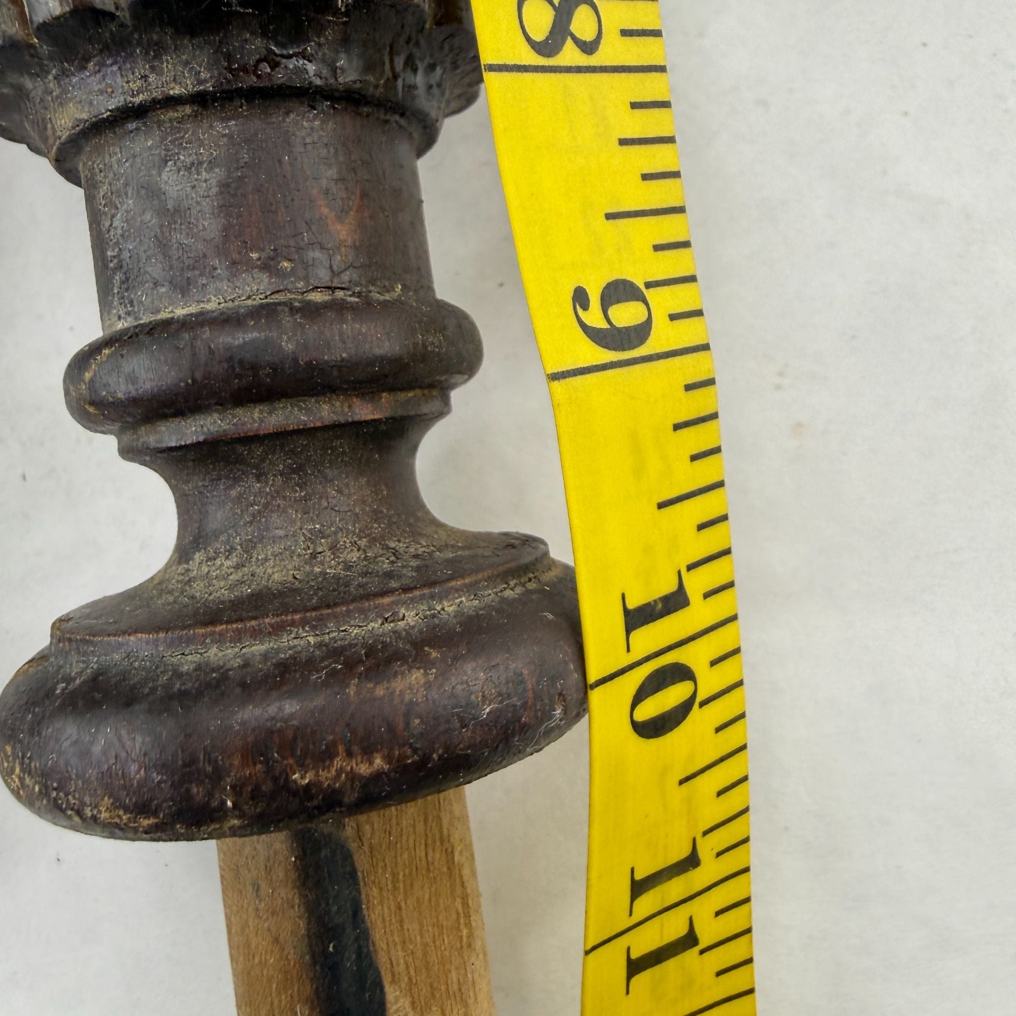 Antique Wood Upright Piano Salvaged Parts Spindle Set