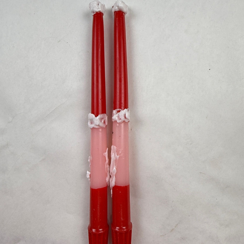 Vintage Will & Baumer Santa and Snowman Christmas Candles Lot of 3