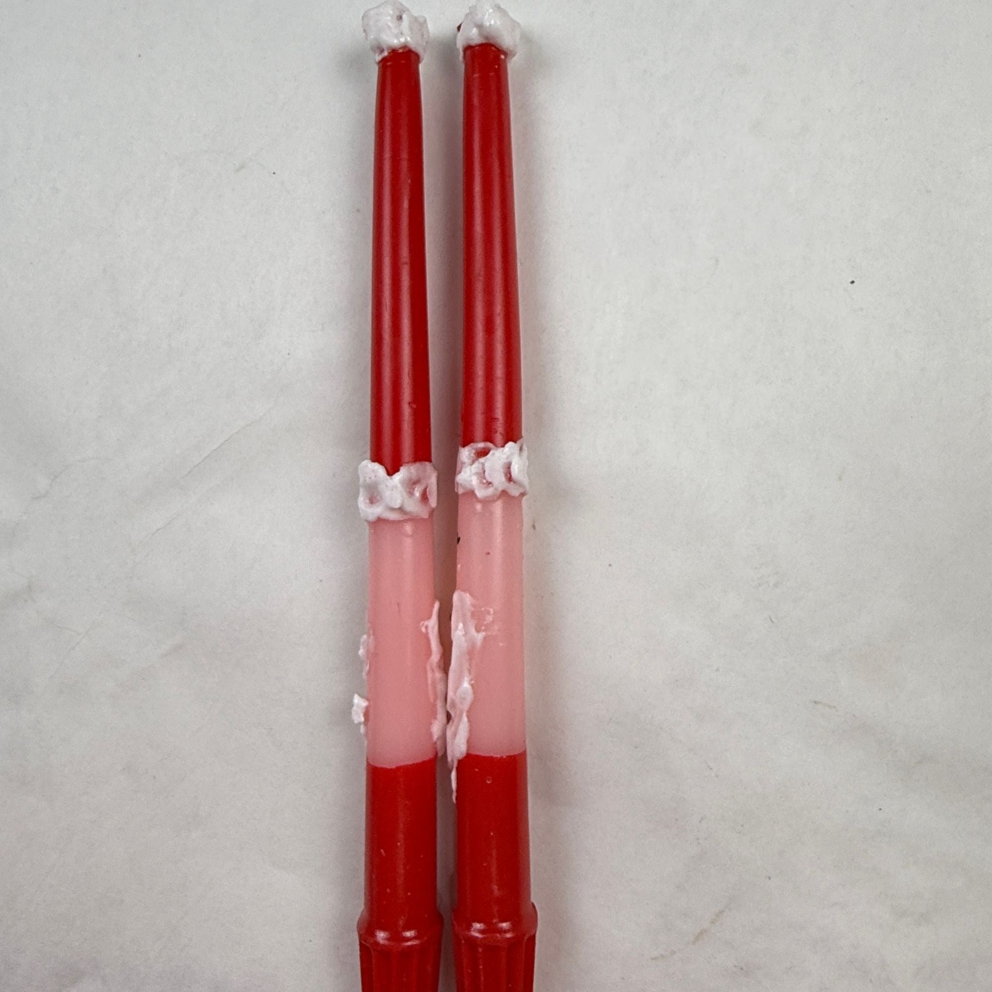 Vintage Will & Baumer Santa and Snowman Christmas Candles Lot of 3