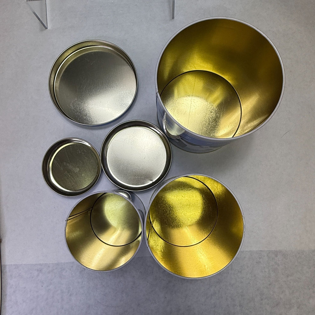 Vintage Farmhouse Metal Nesting Canister Set Cow Sheep Pig