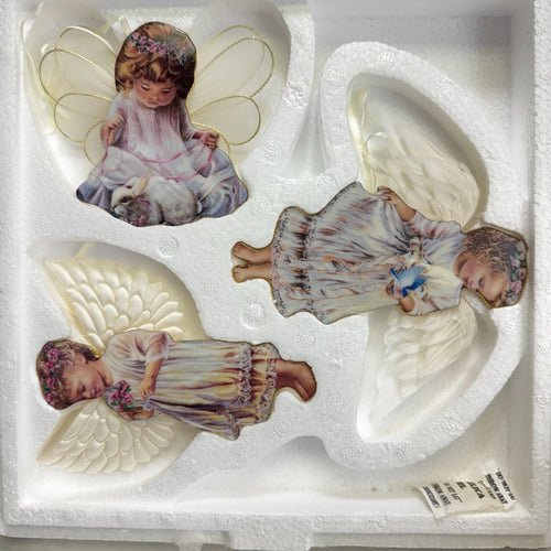 Bradford Dona Gelsinger Heaven's Little Angels Christmas Ornaments Sets 1 - 4