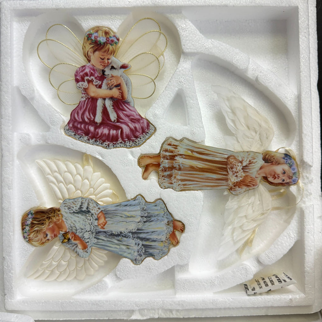 Bradford Dona Gelsinger Heaven's Little Angels Christmas Ornaments Sets 1 - 4