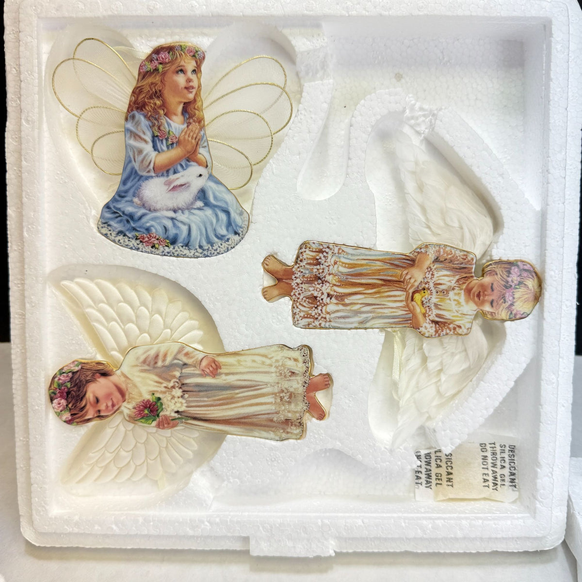 Bradford Dona Gelsinger Heaven's Little Angels Christmas Ornaments Sets 1 - 4
