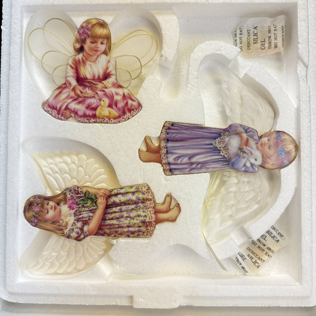 Bradford Dona Gelsinger Heaven's Little Angels Christmas Ornaments Sets 1 - 4