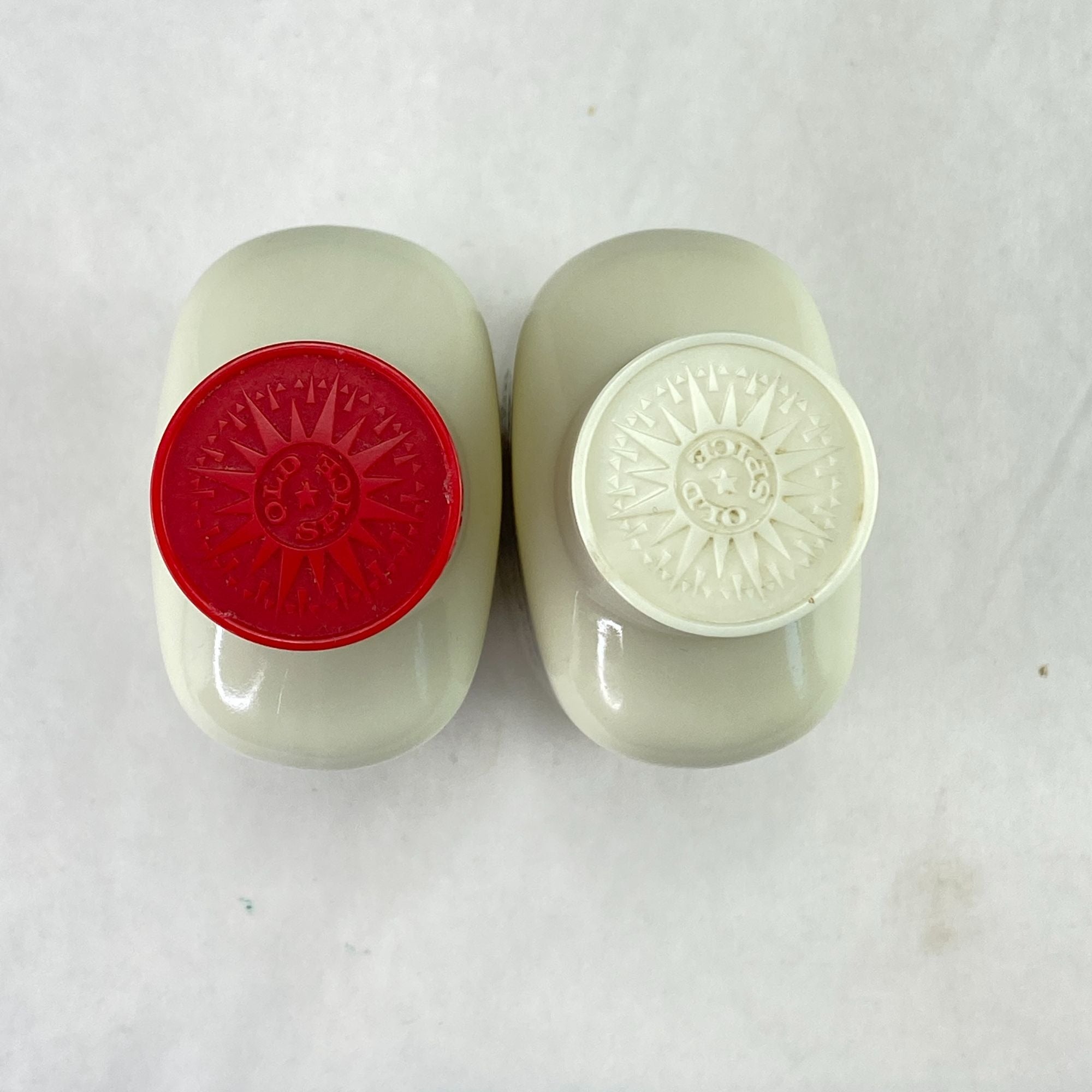 Vintage Old Spice After Shave Lotion and Talcum Powder Shulton Bottles