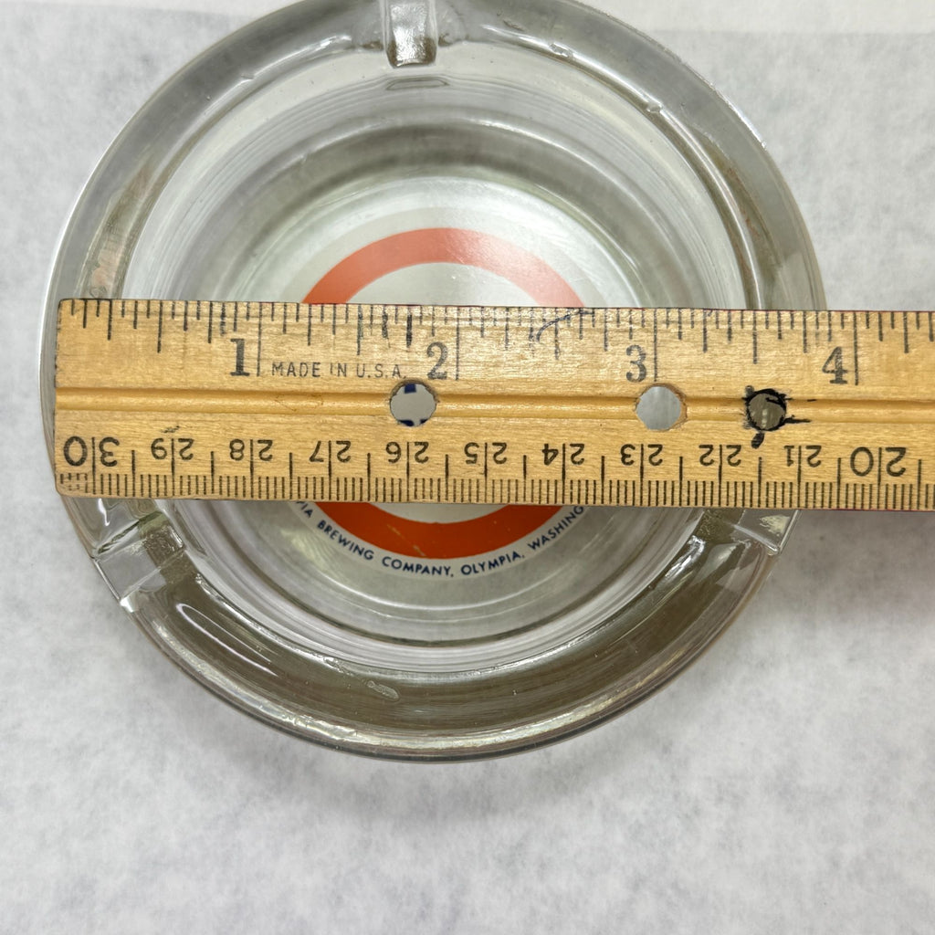 Vintage Olympia Light Beer It's the Water Glass Ashtray