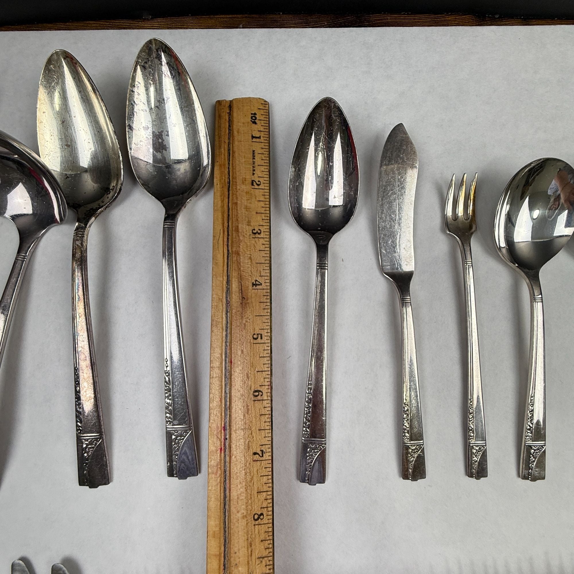 Vintage 1937 Oneida Nobility Plate Caprice Flatware 85 pieces