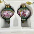 Lena Lius Treasury Of Jeweled Hummingbirds Ornaments 1998 Limited Edition Porcelain Set Of 2