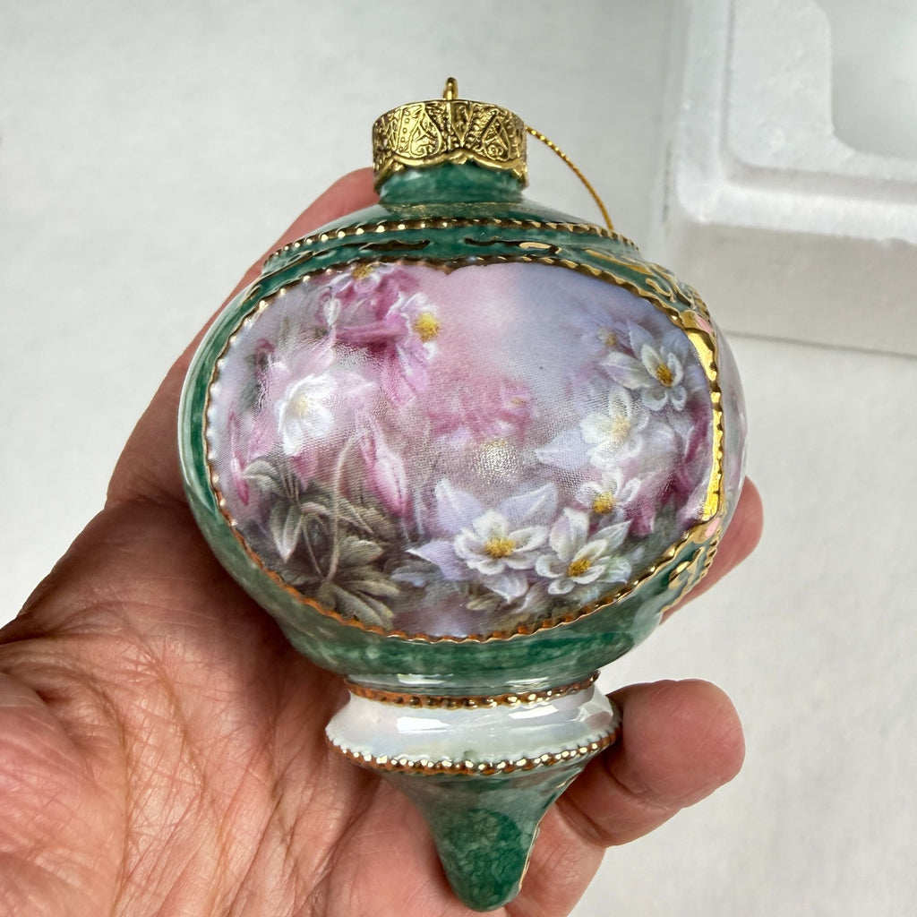 Lena Lius Treasury Of Jeweled Hummingbirds Ornaments 1998 Limited Edition Porcelain Set Of 2