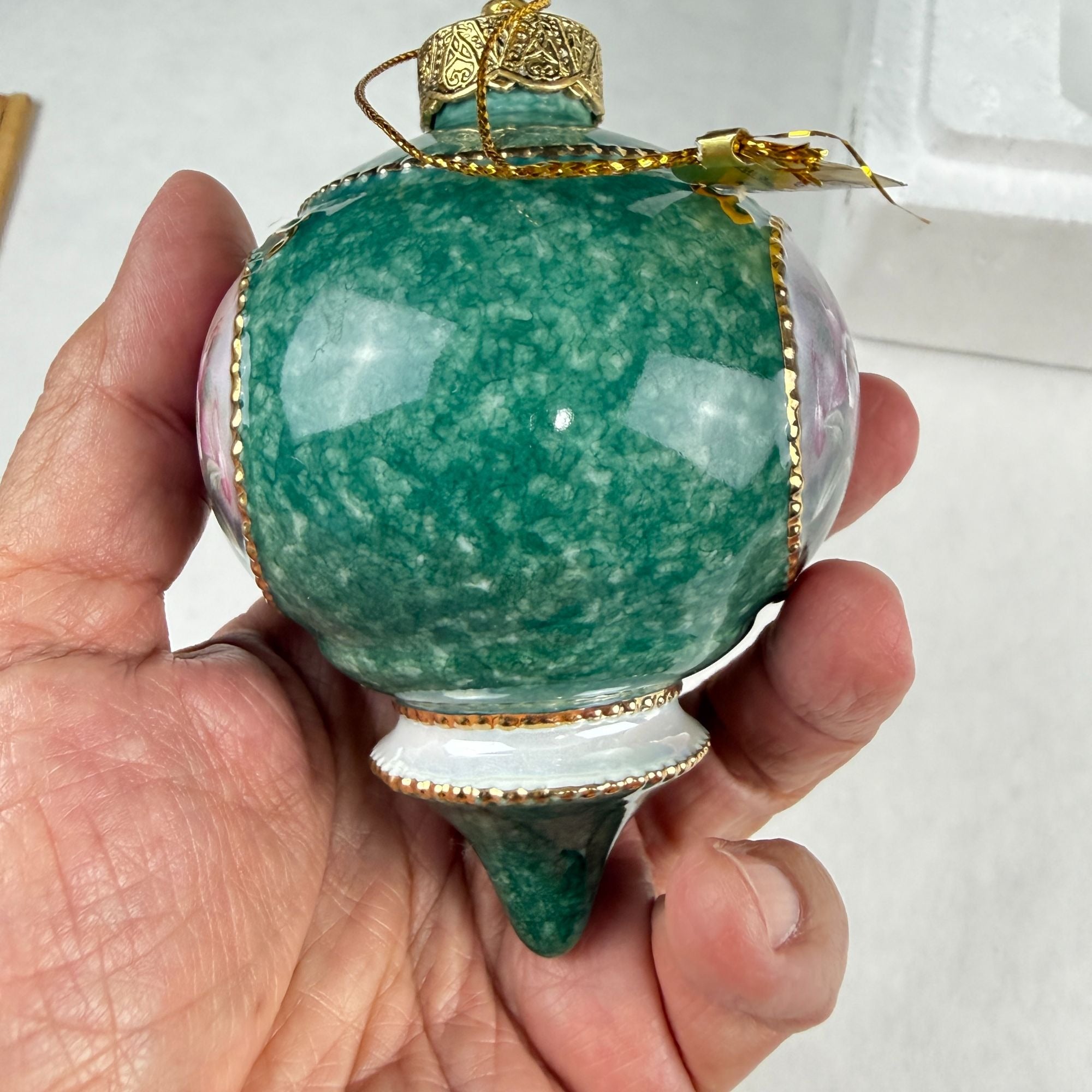 Lena Lius Treasury Of Jeweled Hummingbirds Ornaments 1998 Limited Edition Porcelain Set Of 2