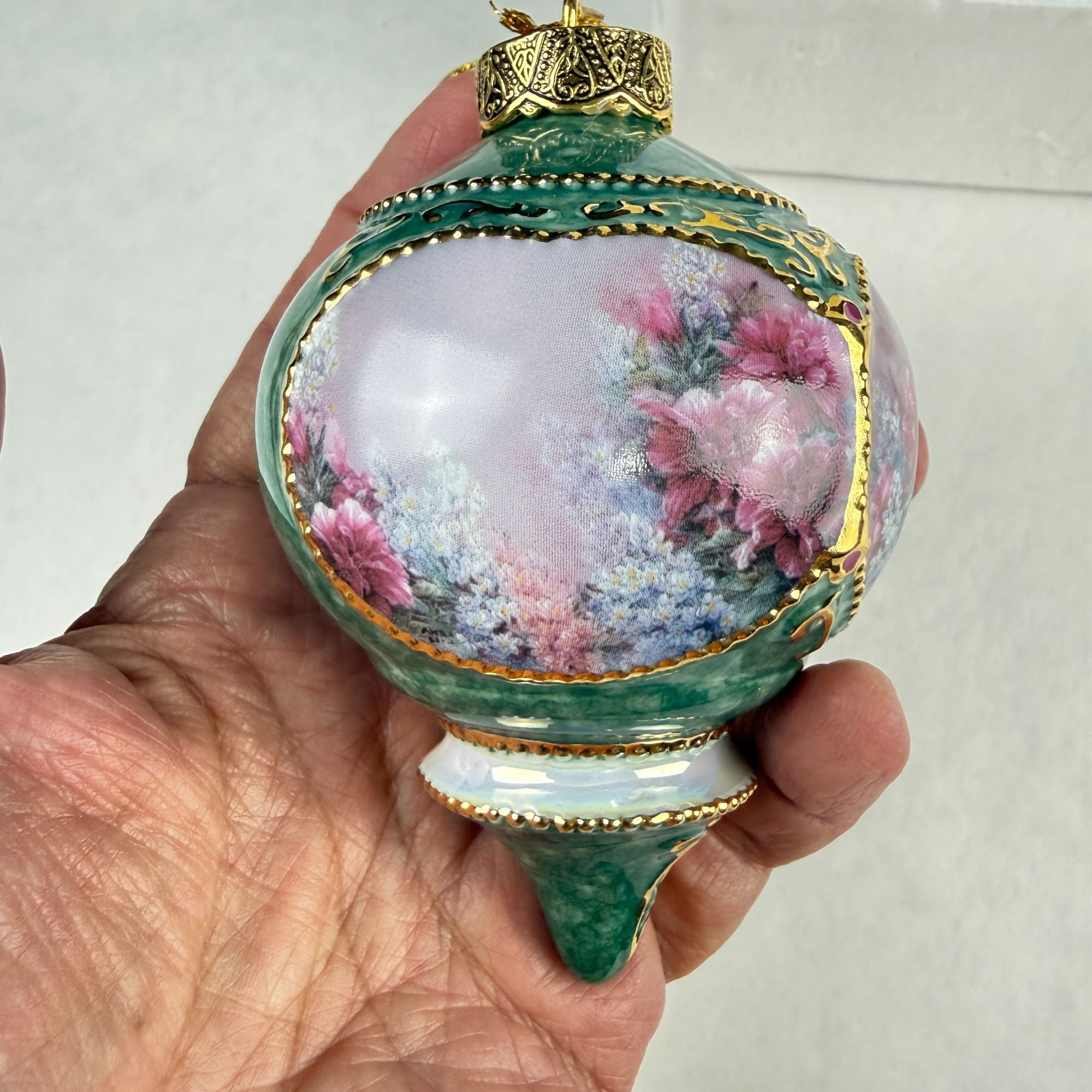 Lena Lius Treasury Of Jeweled Hummingbirds Ornaments 1998 Limited Edition Porcelain Set Of 2