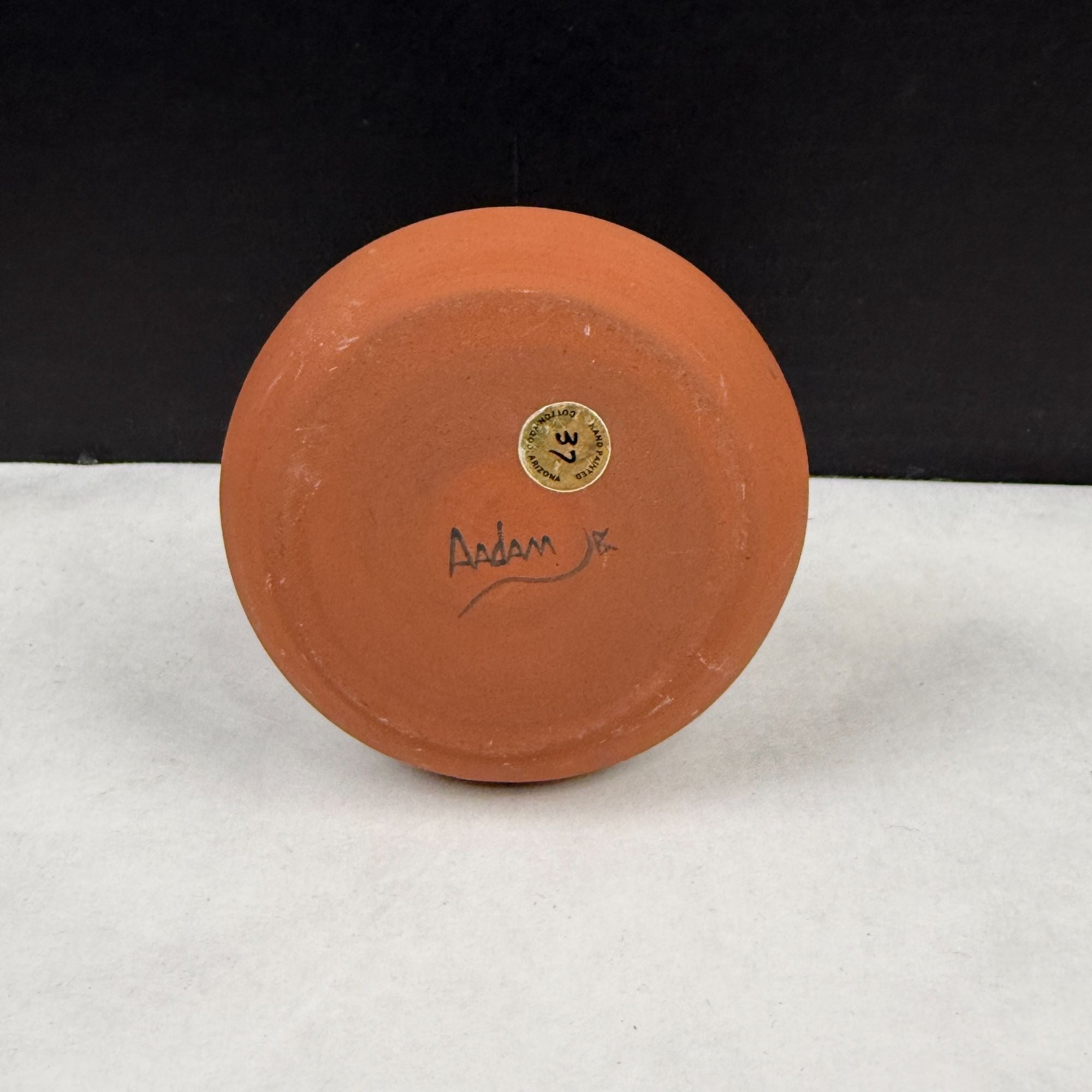 Vintage Aadam Pottery  Vase Cottonwood Arizona