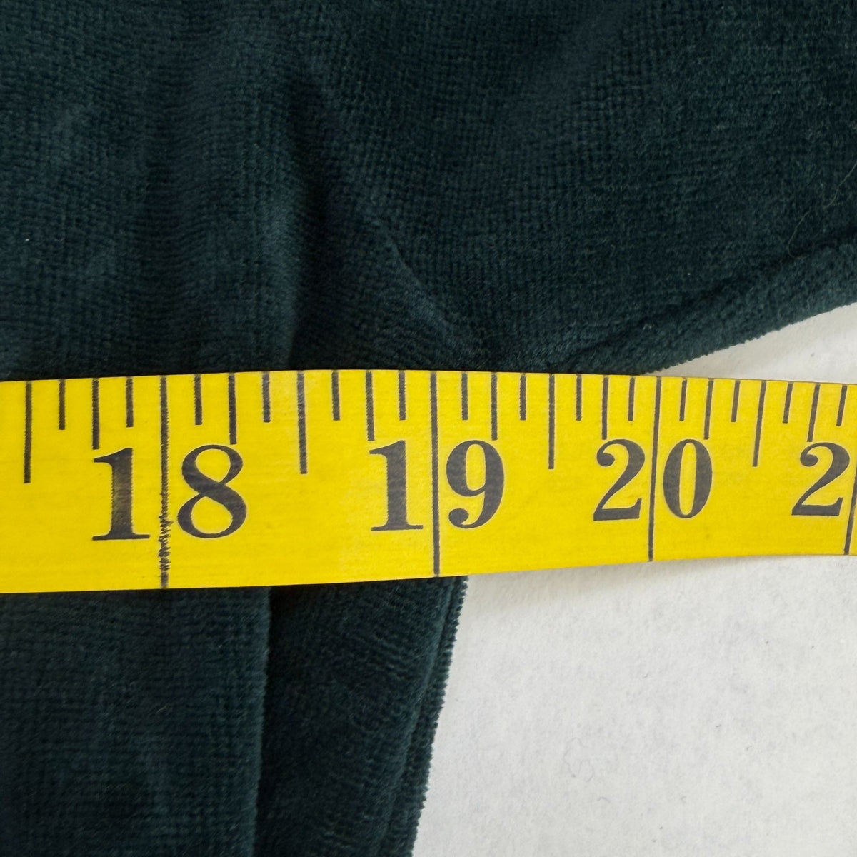 Vintage Chesterfield Velour Crew Neck Pullover Dark Green Adult Medium