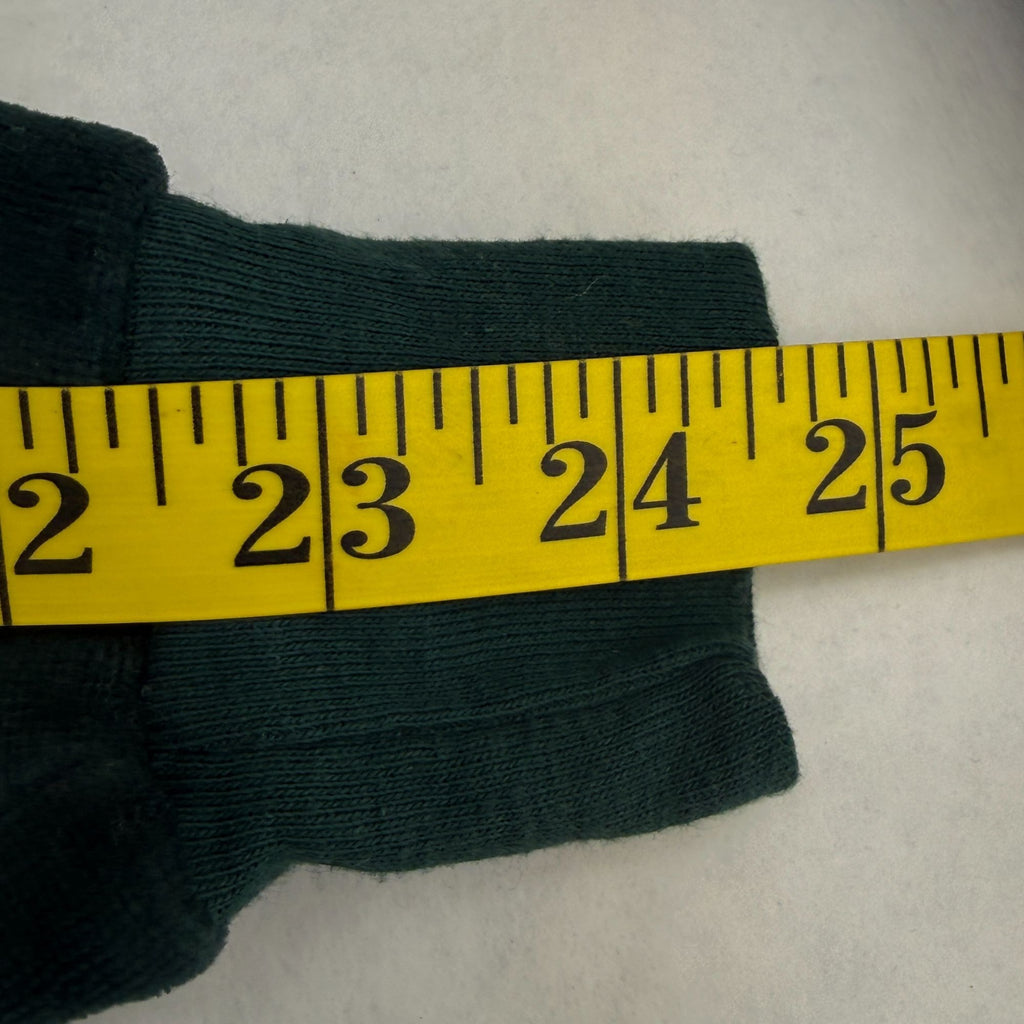 Vintage Chesterfield Velour Crew Neck Pullover Dark Green Adult Medium