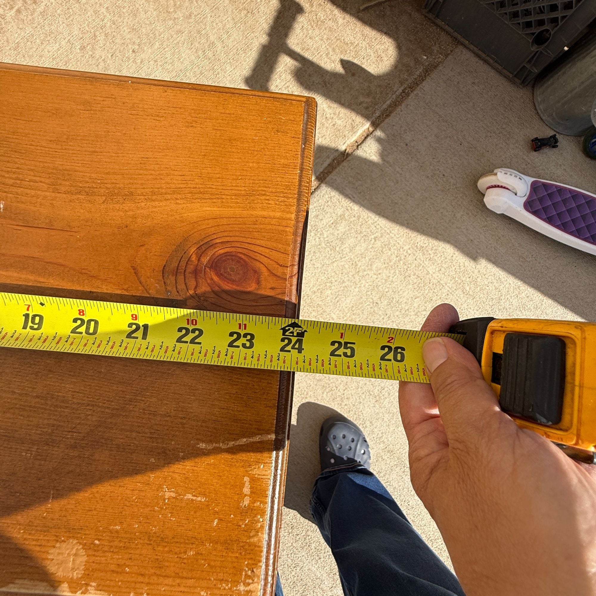 Vintage Retro Wood Hamper