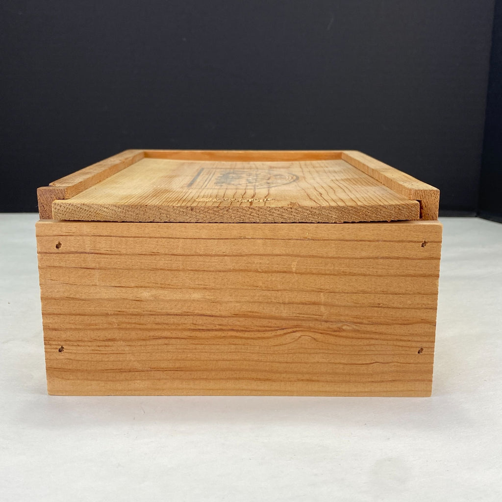 Vintage Kozlowski Farms Forestville CA Wood  Slide Top Box