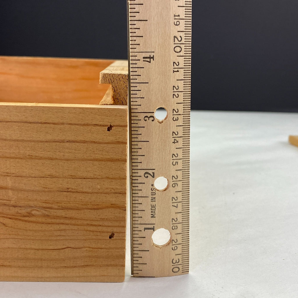 Vintage Kozlowski Farms Forestville CA Wood  Slide Top Box