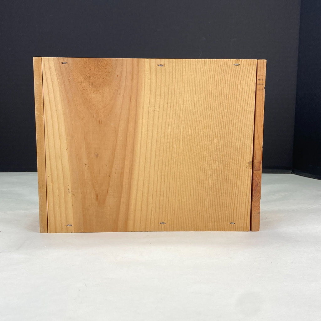 Vintage Kozlowski Farms Forestville CA Wood  Slide Top Box
