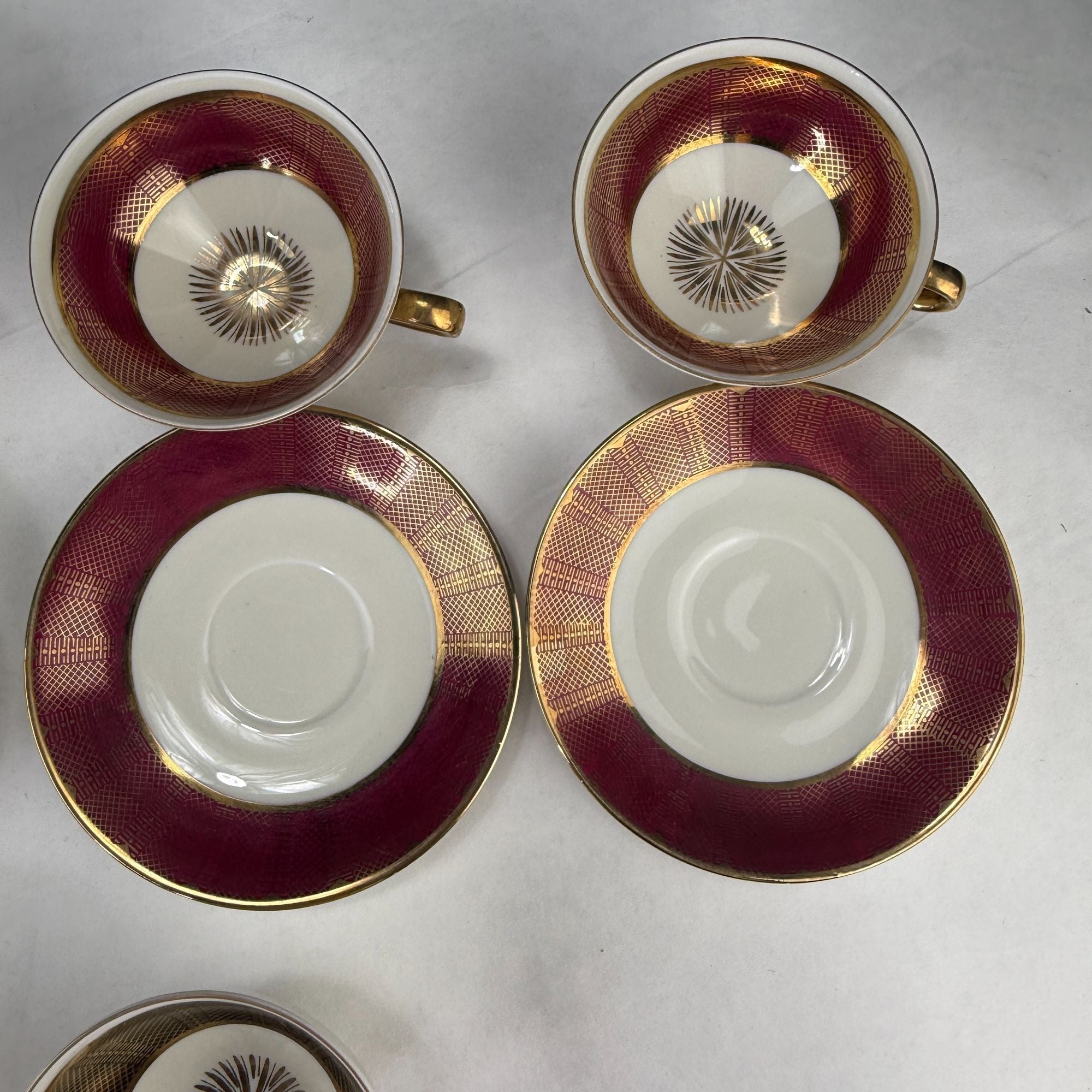 Vintage Winterling Marktleuthen Bavaria Demitasse Cups and Saucers