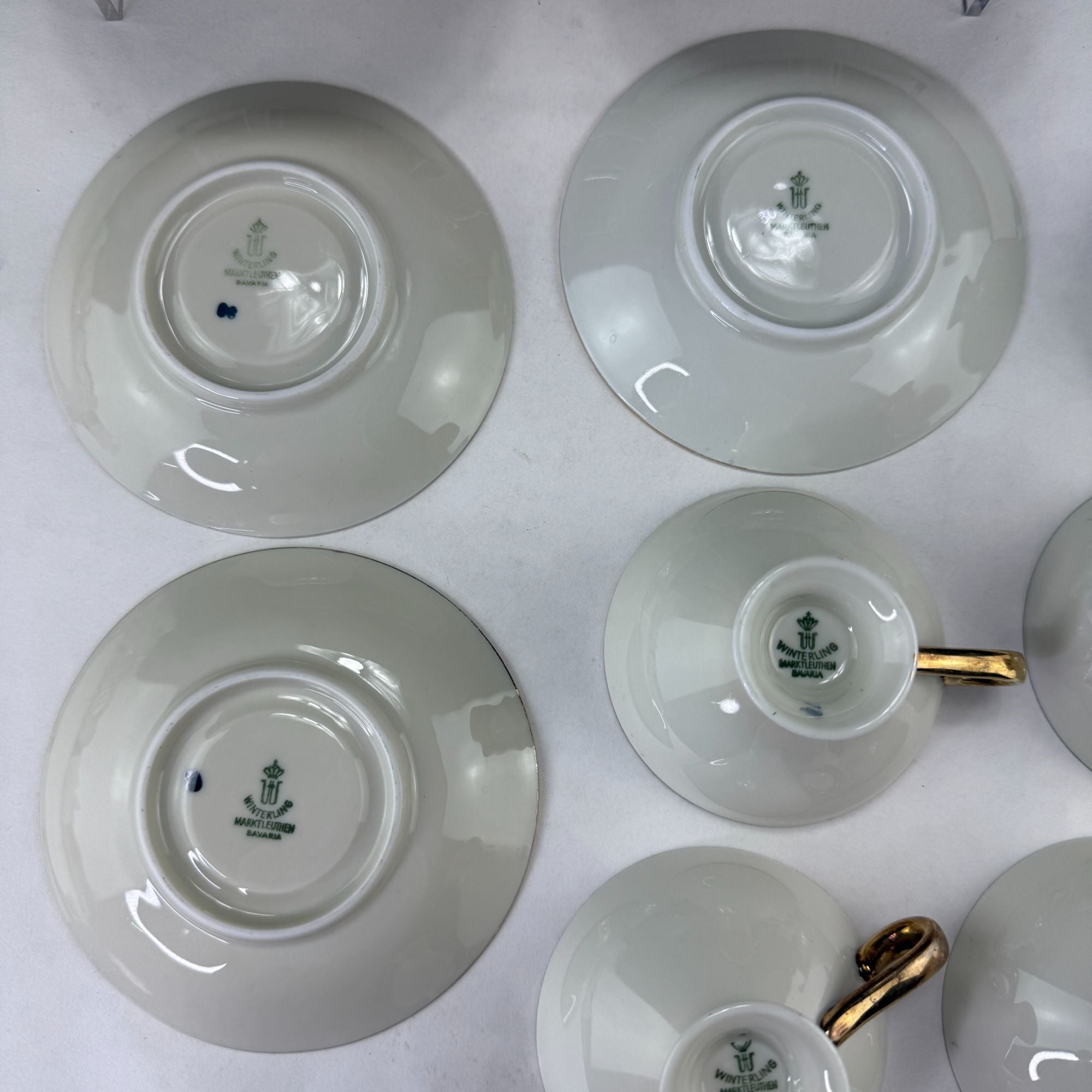 Vintage Winterling Marktleuthen Bavaria Demitasse Cups and Saucers