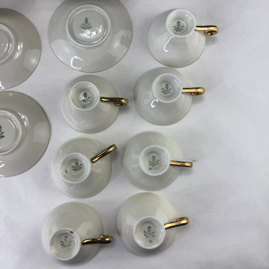 Vintage Winterling Marktleuthen Bavaria Demitasse Cups and Saucers