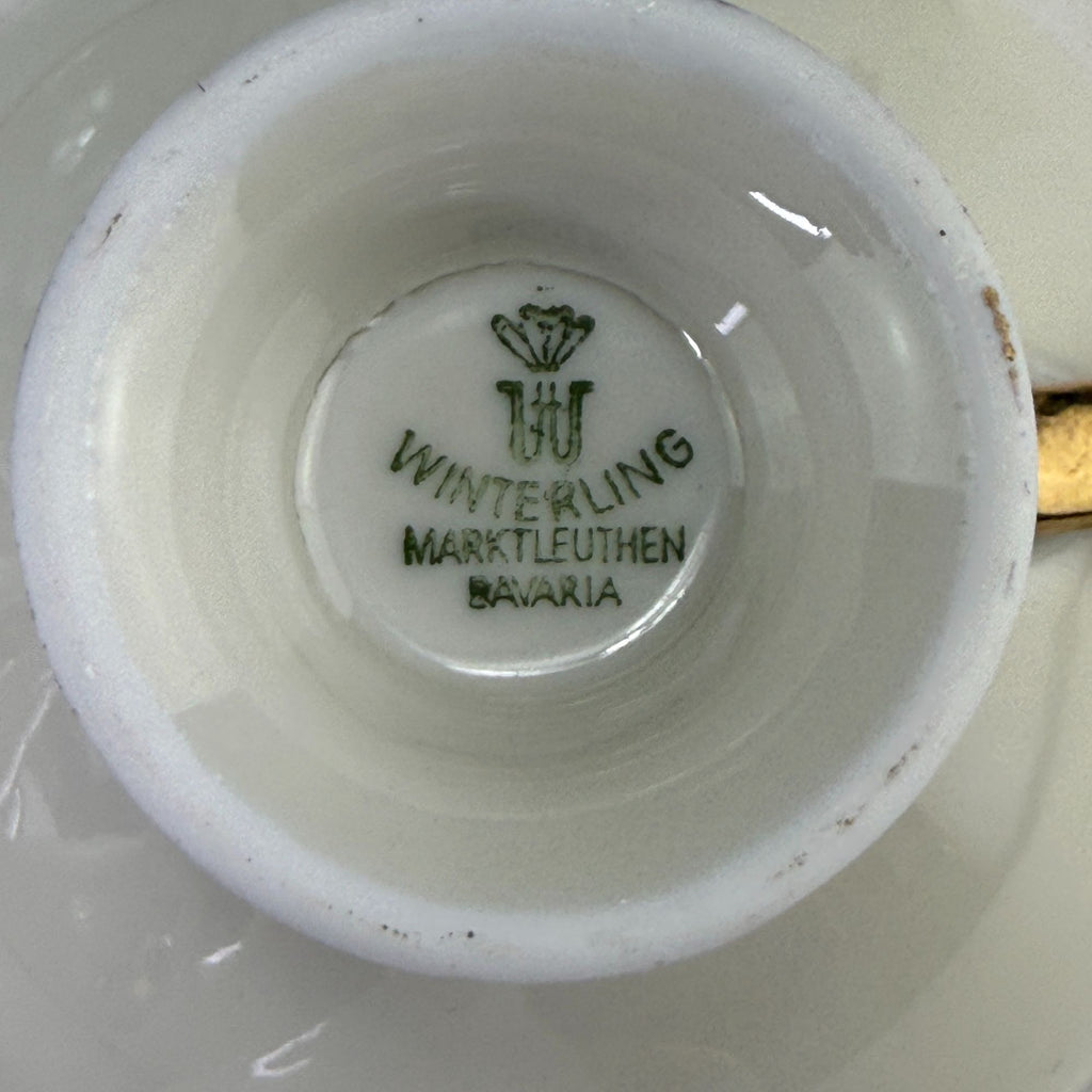 Vintage Winterling Marktleuthen Bavaria Demitasse Cups and Saucers