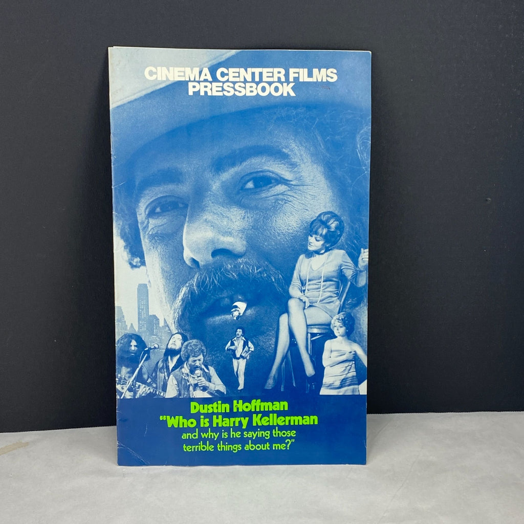 Vintage Pressbook 1971 Who Is Harry Kellerman Dustin Hoffman Cinema Center Films