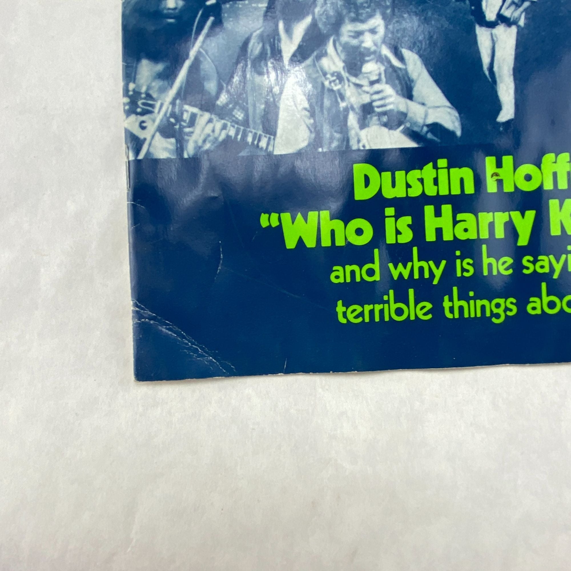 Vintage Pressbook 1971 Who Is Harry Kellerman Dustin Hoffman Cinema Center Films