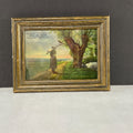 Vintage Emile Adan End of Day Mullins Pharmacy Framed Advertising