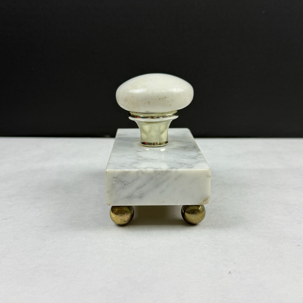 Vintage Hand Made Mounted Door Knob Marble Paperweight