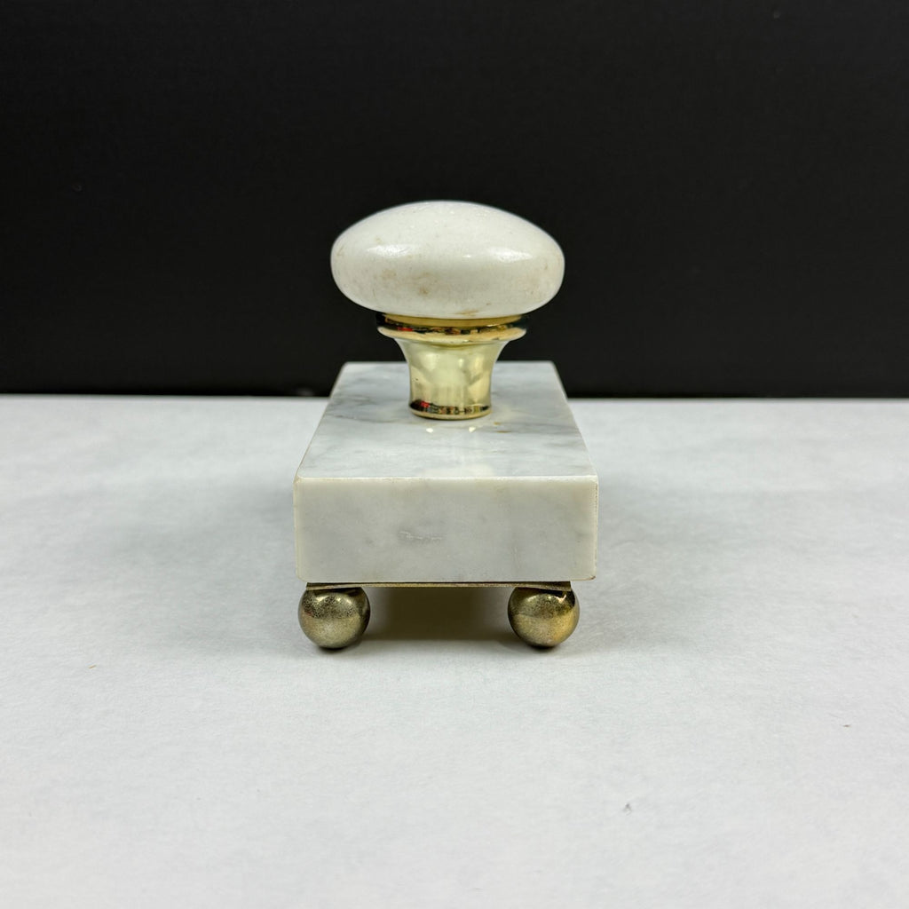 Vintage Hand Made Mounted Door Knob Marble Paperweight