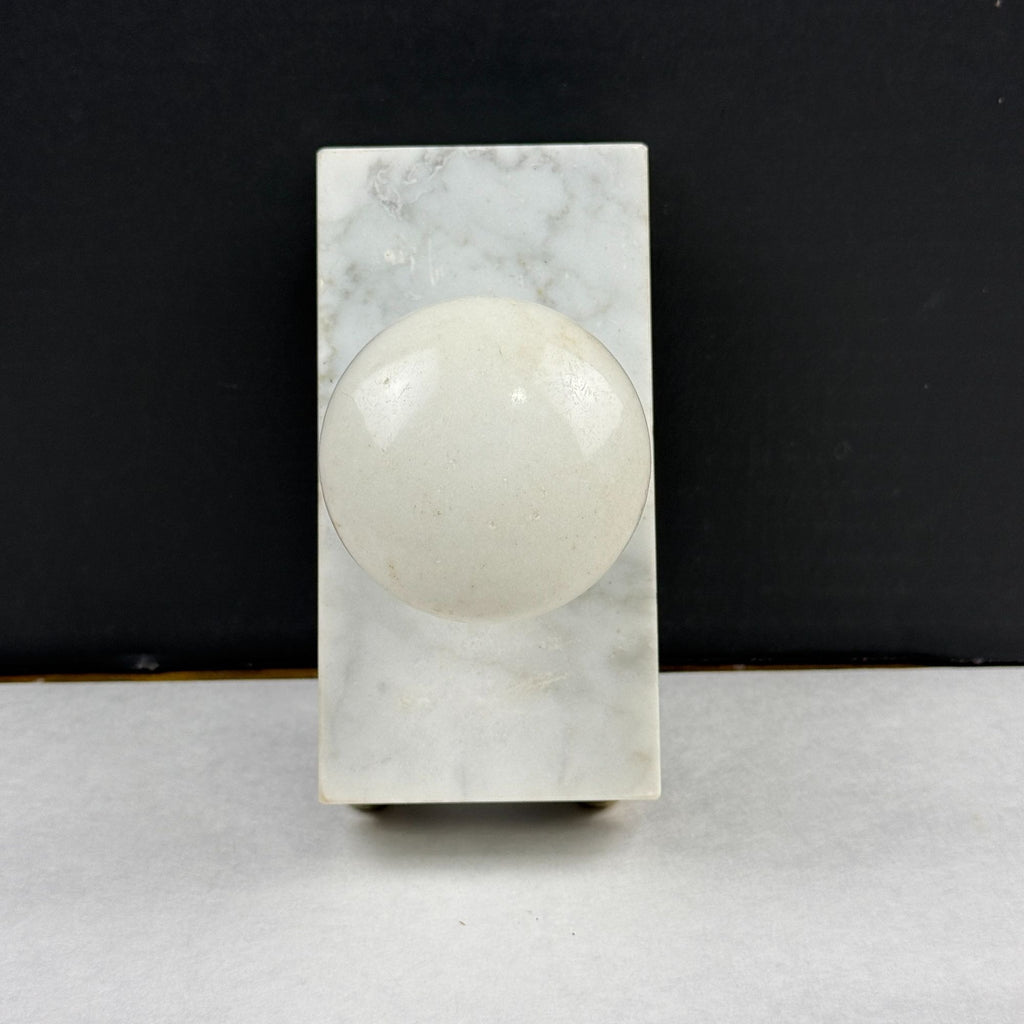 Vintage Hand Made Mounted Door Knob Marble Paperweight