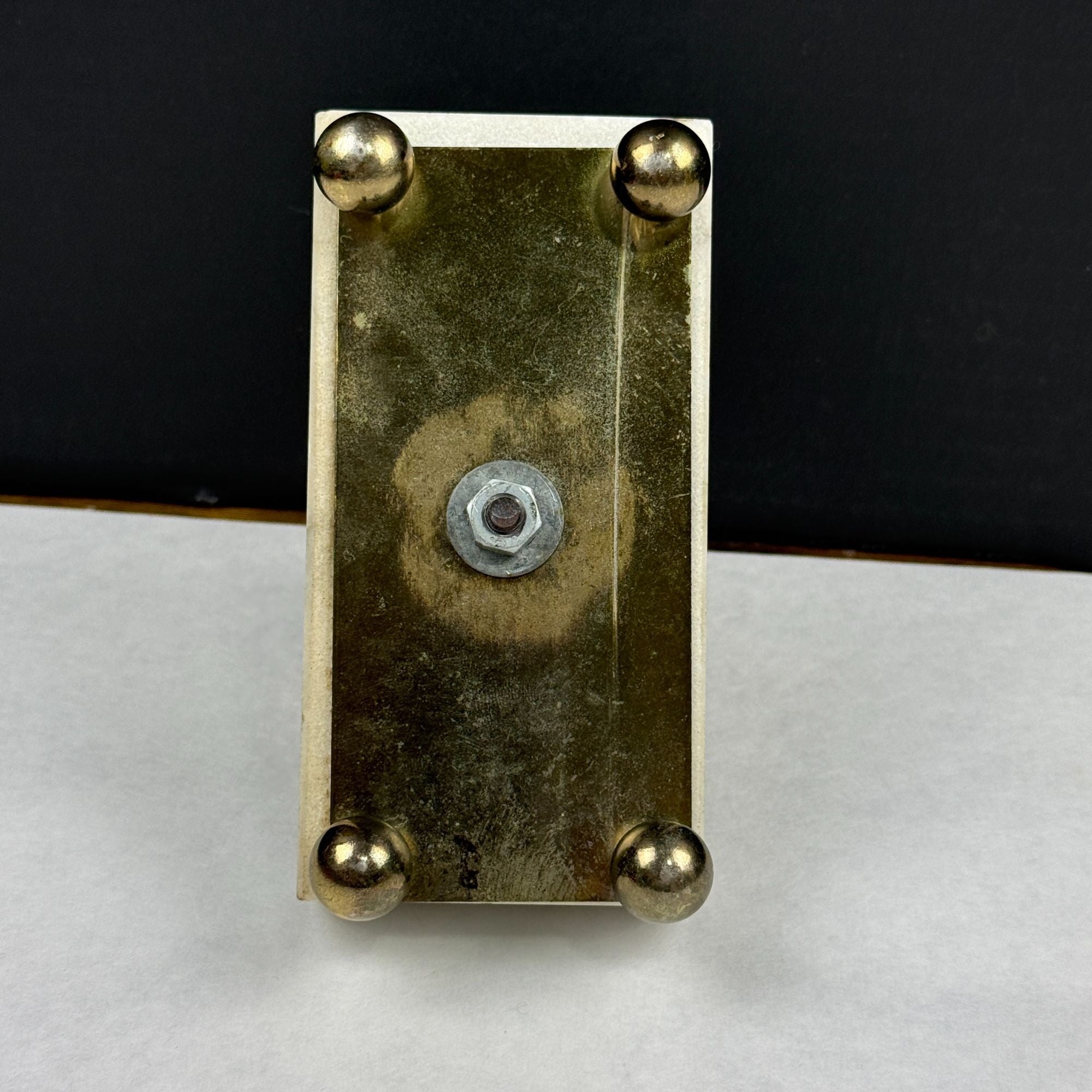 Vintage Hand Made Mounted Door Knob Marble Paperweight