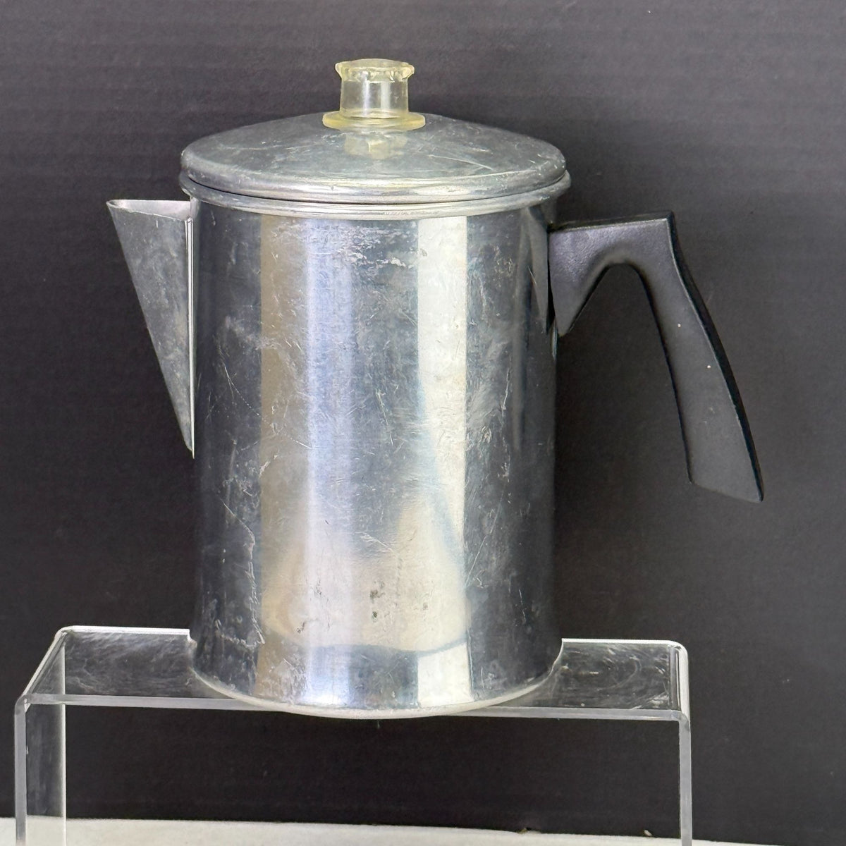 Vintage Mirro 9 Cup Aluminum Stovetop Coffee Percolator Complete