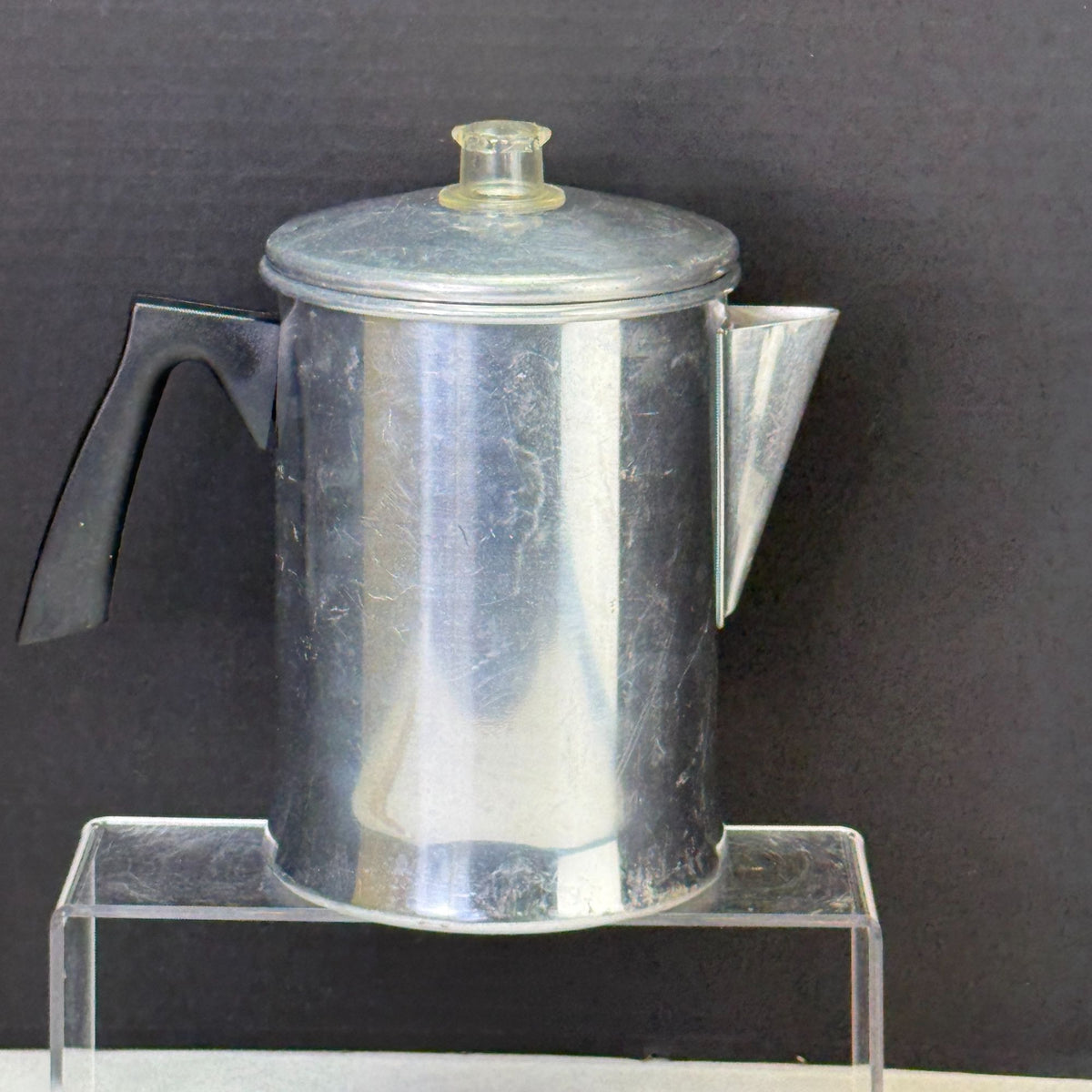 Vintage Mirro 9 Cup Aluminum Stovetop Coffee Percolator Complete