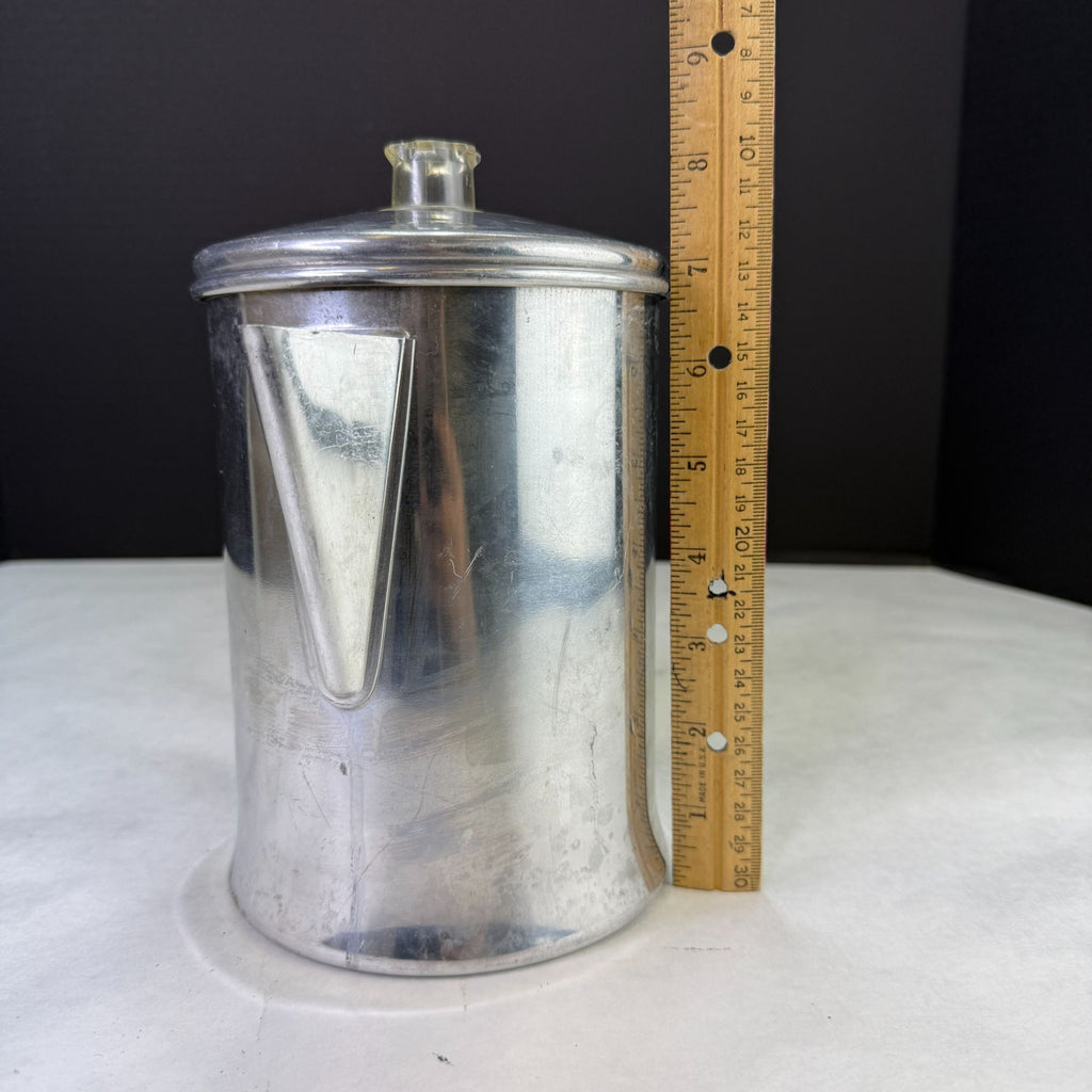 Vintage Mirro 9 Cup Aluminum Stovetop Coffee Percolator Complete