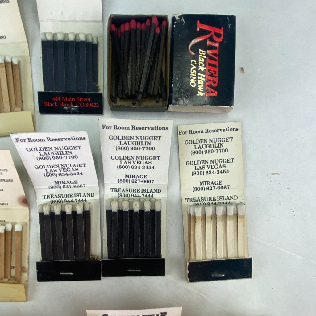 Vintage Casino Matches Mixed Lot Of 14